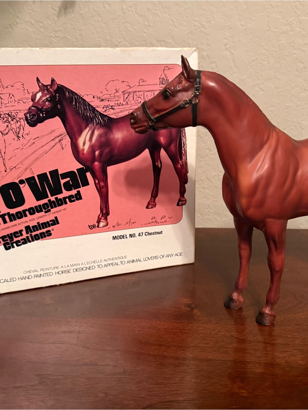 Breyer Chestnut Thoroughbred Horse Figurine